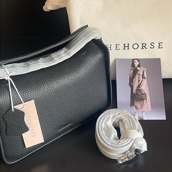 NWT The Horse Clementine Black w/ Silver Hardware - Picture 14 of 16